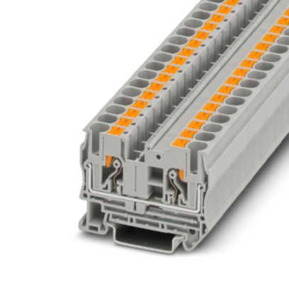 Borne de passagem cinza 6mm 41A 1000V (PUSH-IN) 3211813