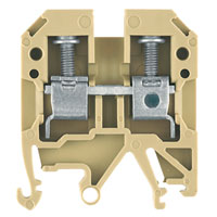Borne de passagem 6mm² bege 41A 800V (parafuso) 212860000