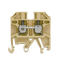 Borne de passagem 2,5mm² bege 25A 600V (parafuso) 218660000