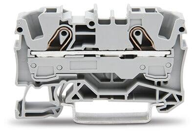 Borne de passagem cinza 2 condutor 6mm² 41A 800V 2006-1201