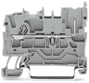 Borne base 1 condutor + 1pino 2,5mm² 24A 690V (PUSH-IN e tomada) 2022-1201