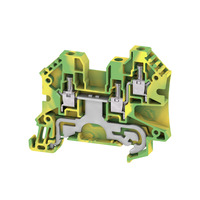 Borne terra 4mm² com 3 conexão 8A 800V (parafuso) 1905120000