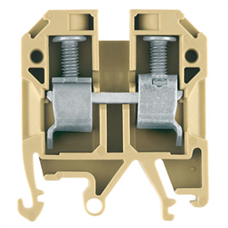 Borne de passagem 10mm² bege 60A 600V (parafuso) 337660000