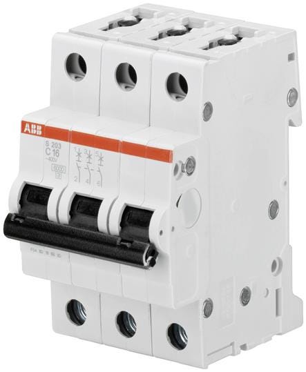 Minidisjuntor tripolar C 50A 400V / 2CDS253001R0504