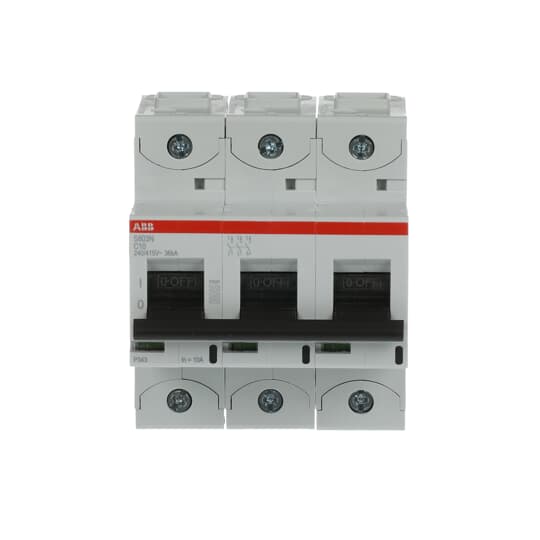Disjuntor tripolar alta performance C10A 230/400V 36KA / 2CCS893001R0104