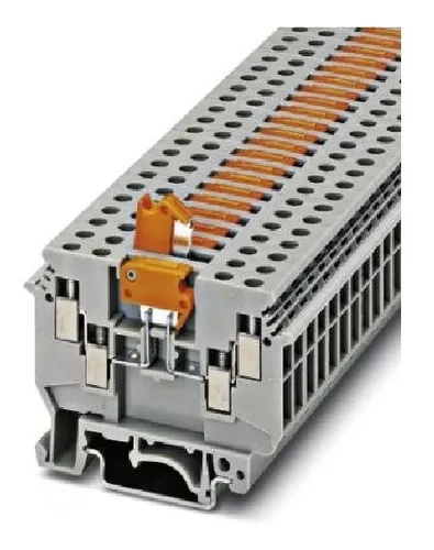 Borne seccionável duplo cinza 4mm 16A 630V (parafuso) 2775265