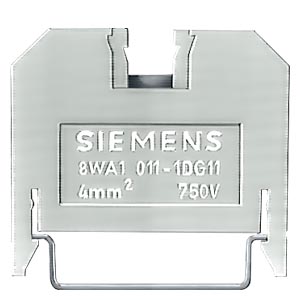 Borne de passagem 4mm² azul 32A 800V 8WA1011-1BG11