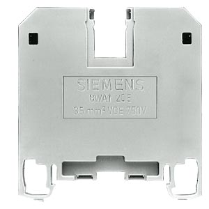 Borne de passagem bege 35mm² 125A 800V 8WA1205