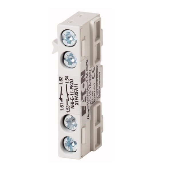 Contato auxiliar frontal 1NA+1NF 1A 230V NHI-E-11-PKZ0