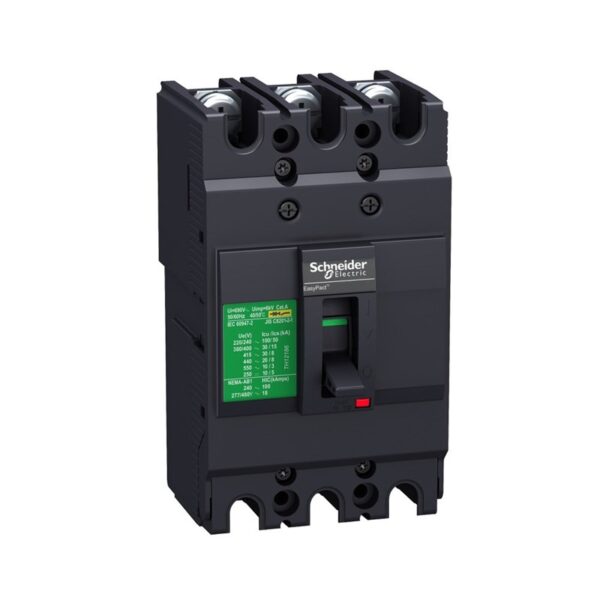 Disjuntor caixa moldada tripolar 80A 690V EZC100H3080