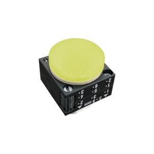 Luz indicadora cor amarelo lente lisa 3SB3001-6AA30