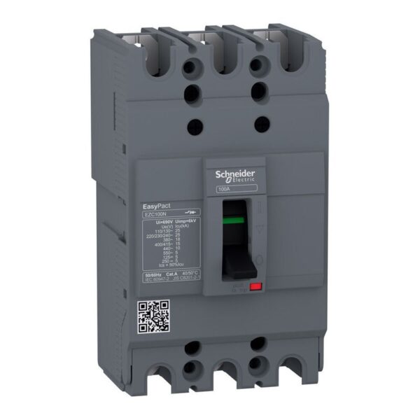 Disjuntor caixa moldada tripolar 25A 690V EZC100N3025