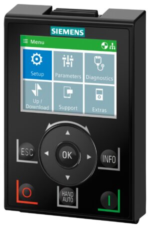 Painel de operação inteligente IOP-2 SINAMICS G120,G120P… 6SL3255-0AA00-4JA2