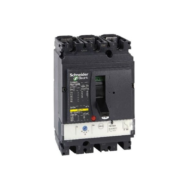 Disjuntor caixa moldada tripolar 25 a 32A NS100DC TM32D