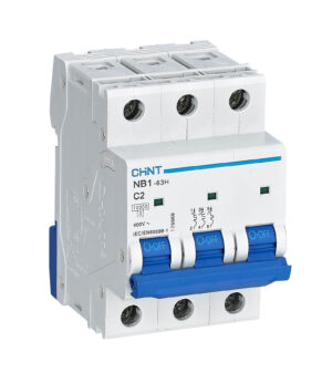 Minidisjuntor tripolar C 50A 415V NB1-63-3P-C50