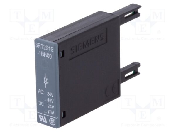 Supressor AC 24/48V DC 24/70V para contator TAM. S00 3RT2916-1BB00