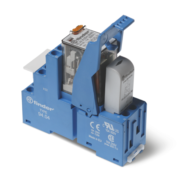 Rele modular de interface com 4 contatos 7A 125V 58.34.9.125.0040