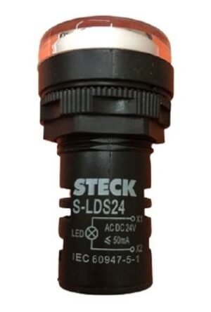 Sinaleiro vermelho com LED incorporado 24V AC/DC SLDS24