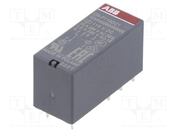 Rele de interface com 2 contatos 16A 110V (apenas rele) 1SVR405600R8000