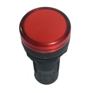 Sinaleiro vermelho com LED incorporado 110-127V AC/DC L20-R1-R