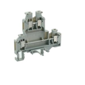Borne 2 níveis separados cinza 4mm² 32A 500V (parafuso) UKJ-4/2-2L