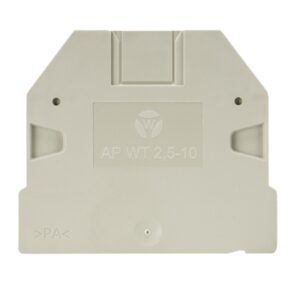 Tampa de borne bege AP WT 2,5-10 07.313.2555.0