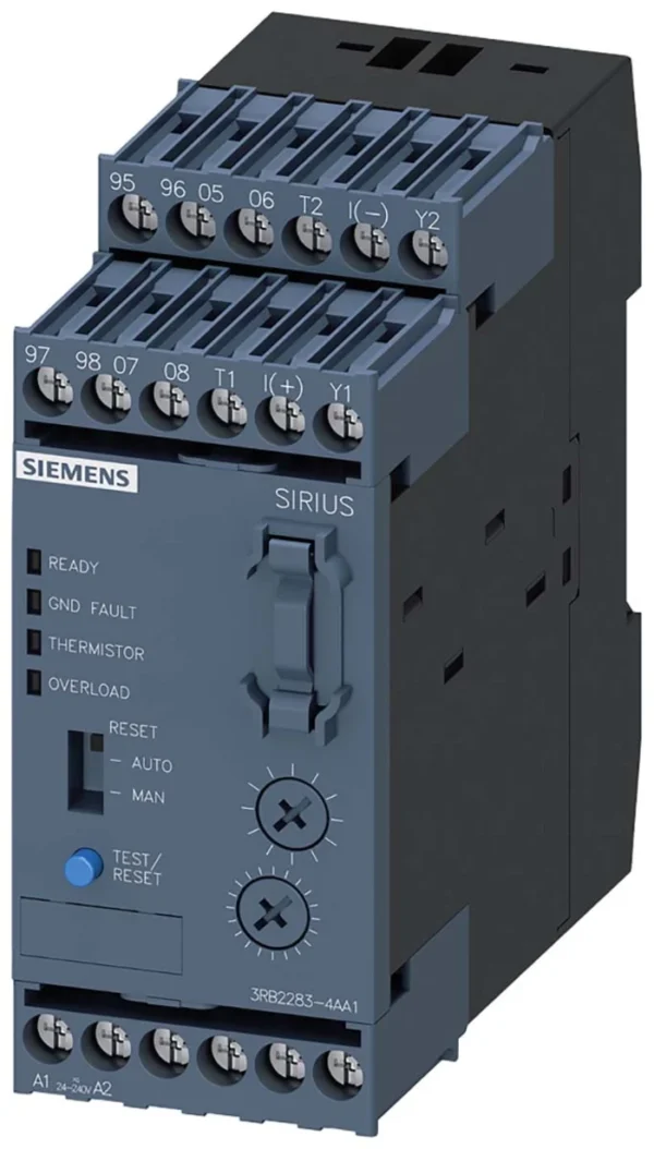 Unidade de processamento para motor S00..S12 2NA+2NF 630A 1000V 3RB2283-4AA1
