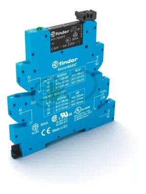 Rele de interface com 1 contato reversível 6A 12V  39.11.0.012.0060