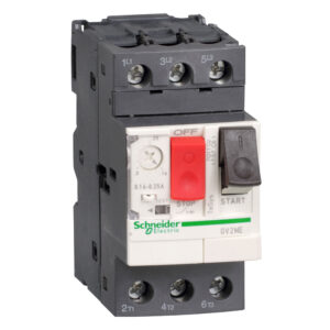 Disjuntor motor termomagnético tripolar 4 a 6.3A com botão impulsão 690V GV2ME10