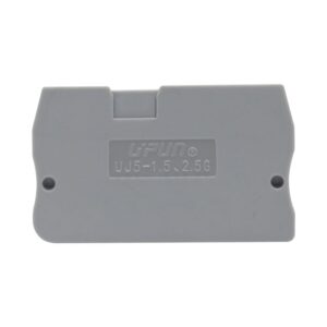 Tampa de borne cinza 2,5mm² UJ5-1.5.2.5G (similar ao D-ST2,5) UJ5-1.5.2.5G (similar ao D-ST2,5)