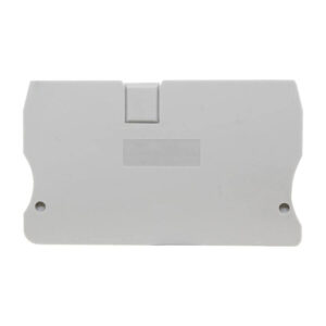 Tampa de borne duplo horizontal cinza UJ5-4/2X2G