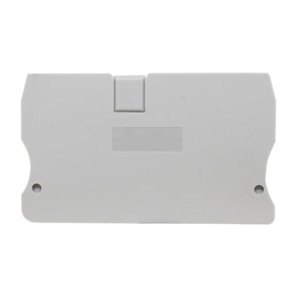 Tampa de borne duplo horizontal cinza UJ5-4/2X2G