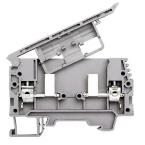 Borne porta fusível cinza 6mm² 6,3A 750V (parafuso) BTWS4