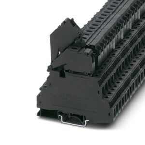 Borne fusível seccionável 5X20 sem LED 4MM preto 30A 400V (parafuso) 3007204