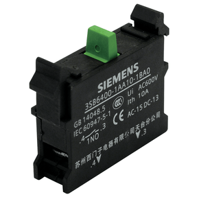 Contato auxiliar 1NF 10A 600V 3SB6400-1AA10-1CA0
