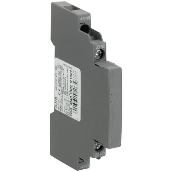 Bloco de contato auxiliar lateral 1NA+1NF  10A 690V 1SAM401902R1001