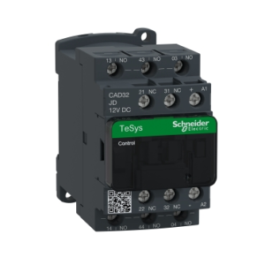 Contator auxiliar 3NA+2NF 10A 12V CAD32JD