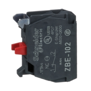 Bloco de contato auxiliar 1NF 10A 600V ZBE-102