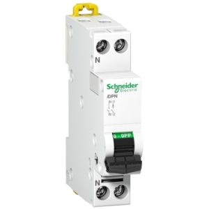 Disjuntor monopolar 1P + N C 6A 230V A9N21545