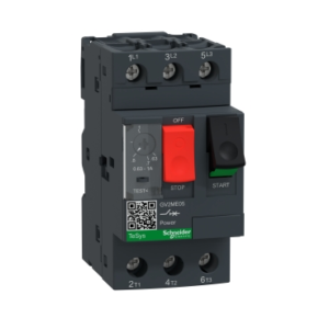 Disjuntor motor termomagnético tripolar 0.63 a 1A com botão impulsão 690V GV2ME05