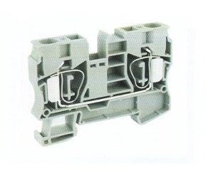Borne de passagem cinza 6mm 52A 800V (mola) UJ5-6