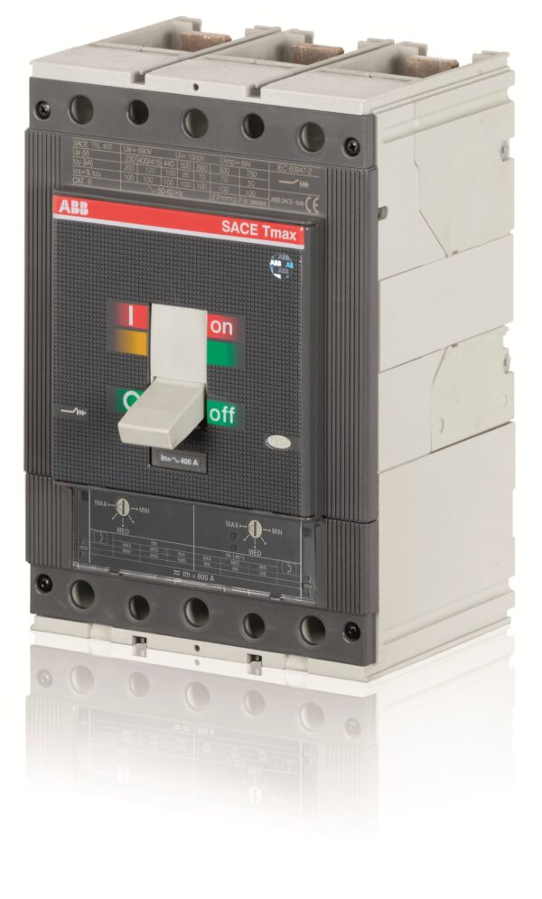 Disjuntor caixa moldada tripolar 400A TMD 400-4000 1000V 1SDA054437R1