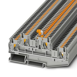 Borne duplo dois níveis conexão PUSH-IN 3211913 CZ 28A PTTB 4-MT 24-10