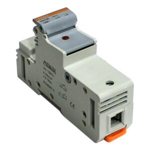 Porta fusível monopolar FH1251 22X58MM 125A com detecção fusível aberto