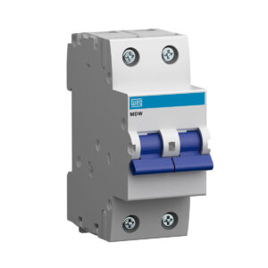 Minidisjuntor bipolar 10076455 - MDW-C50-2 50A Curva C (Disparo DE 5 A 10 X IN), 5KA 230/400V