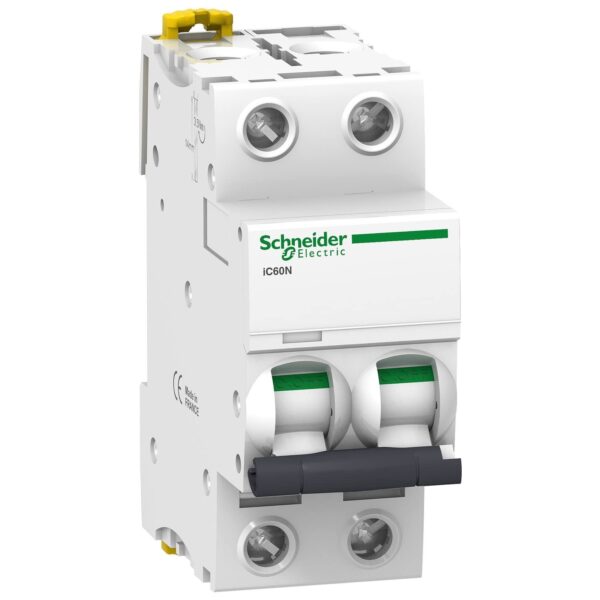 Disjuntor Mini Bipolar 10A 230/400VCA C 6KA A9F74210 Schneider