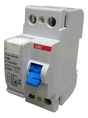 Disjuntor Diferencial Residual Dr Bipolar ABB F362 25a 230v GHF3620001R2510