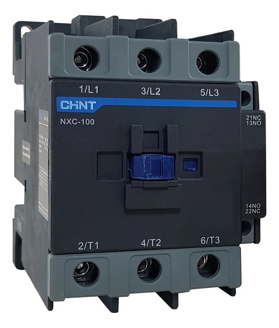 Contator NXC-100 2W0V 50/60Hz 1NA+1NF 100A Chint