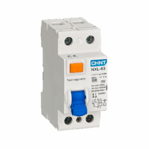 Disjuntor diferencial residual NXL-63 bipolar 25A 6kA Chint