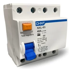 Disjuntor DR NXL-63 Tetrapolar 40A 6kA Chint